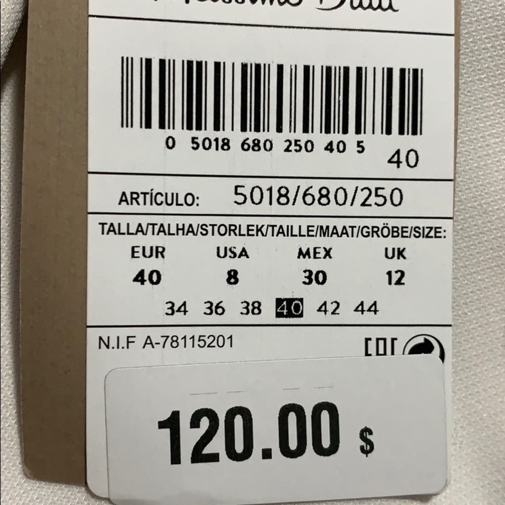 NWT. Massimo Dutti White Trousers Size 10 - Picture 9 of 11